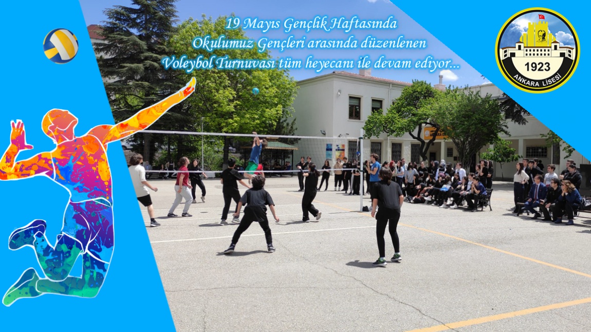 19 Mayıs Gençlik Haftasında Öğrencilerimiz Arasında Voleybol Turnuvası
