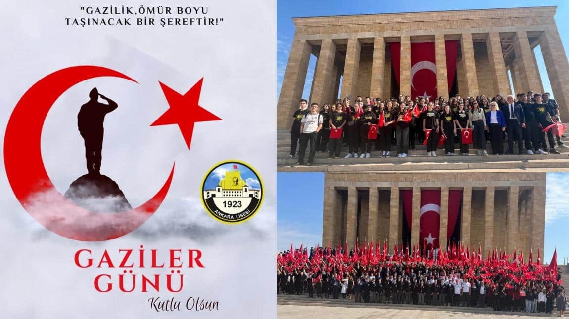 19 Eylül Gaziler Gününde Ankara Lisesi Anıtkabir'de